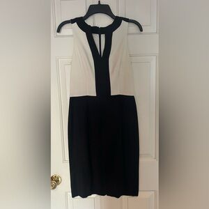 Elegant Black & White Dress by Banana Republic. Size 2.